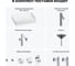 Раковина для ванной Wellsee Pure BY Wellsee в наборе 9 в 1 201006436 8
