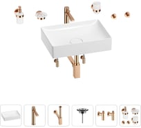 Раковина для ванной Wellsee Pure BY Wellsee в наборе 9 в 1 201006379