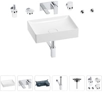 Раковина для ванной Wellsee Pure BY Wellsee в наборе 8 в 1 201006381