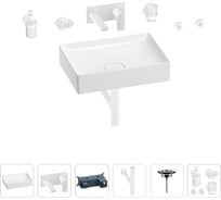 Раковина для ванной Wellsee Pure BY Wellsee в наборе 8 в 1 201006405