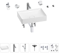 Раковина для ванной Wellsee Pure BY Wellsee в наборе 9 в 1 201006376