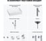 Раковина для ванной Wellsee Pure BY Wellsee в наборе 9 в 1 201006376 8