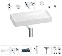 Раковина для ванной Wellsee Pure BY Wellsee в наборе 8 в 1 201006526