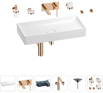 Раковина для ванной Wellsee Pure BY Wellsee в наборе 8 в 1 201006549