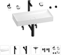 Раковина для ванной Wellsee Pure BY Wellsee в наборе 9 в 1 201006492