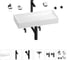 Раковина для ванной Wellsee Pure BY Wellsee в наборе 9 в 1 201006492 1