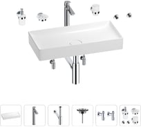Раковина для ванной Wellsee Pure BY Wellsee в наборе 9 в 1 201006511