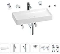 Раковина для ванной Wellsee Pure BY Wellsee в наборе 9 в 1 201006516