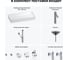 Раковина для ванной Wellsee Pure BY Wellsee в наборе 9 в 1 201006516 8