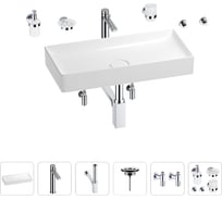 Раковина для ванной Wellsee Pure BY Wellsee в наборе 9 в 1 201006476