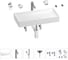 Раковина для ванной Wellsee Pure BY Wellsee в наборе 9 в 1 201006476 1