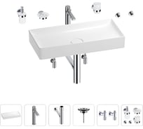 Раковина для ванной Wellsee Pure BY Wellsee в наборе 9 в 1 201006496