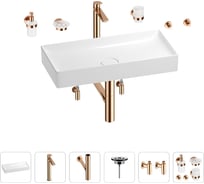 Раковина для ванной Wellsee Pure BY Wellsee в наборе 9 в 1 201006494