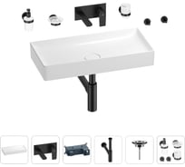 Раковина для ванной Wellsee Pure BY Wellsee в наборе 8 в 1 201006522