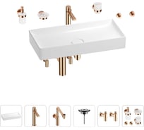 Раковина для ванной Wellsee Pure BY Wellsee в наборе 9 в 1 201006539