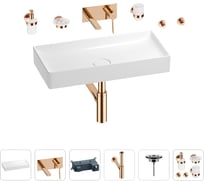 Раковина для ванной Wellsee Pure BY Wellsee в наборе 8 в 1 201006529