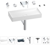 Раковина для ванной Wellsee Pure BY Wellsee в наборе 8 в 1 201006506