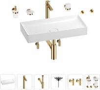 Раковина для ванной Wellsee Pure BY Wellsee в наборе 9 в 1 201006513