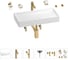 Раковина для ванной Wellsee Pure BY Wellsee в наборе 9 в 1 201006478 1