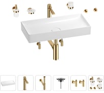 Раковина для ванной Wellsee Pure BY Wellsee в наборе 9 в 1 201006518