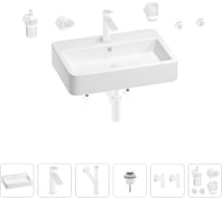 Раковина для ванной Wellsee Halcyon в наборе 9 в 1 201006555