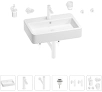 Раковина для ванной Wellsee Halcyon в наборе 9 в 1 201006580