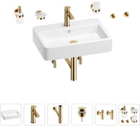 Раковина для ванной Wellsee Halcyon в наборе 9 в 1 201006573