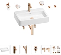 Раковина для ванной Wellsee Halcyon в наборе 9 в 1 201006579