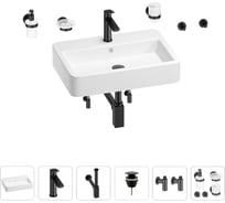 Раковина для ванной Wellsee Halcyon в наборе 9 в 1 201006562