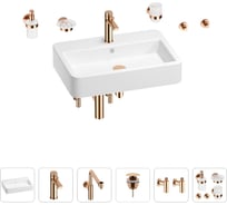 Раковина для ванной Wellsee Halcyon в наборе 9 в 1 201006599