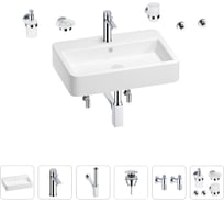 Раковина для ванной Wellsee Halcyon в наборе 9 в 1 201006566