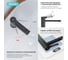 Раковина для ванной Wellsee Calin в наборе 9 в 1 201005602 3