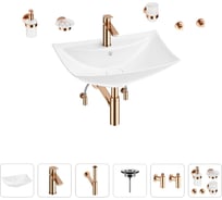 Раковина для ванной Wellsee Cerulean в наборе 9 в 1 201006784