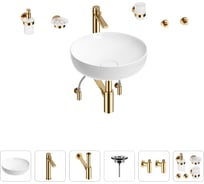 Раковина для ванной Wellsee Chalice Perfection в наборе 9 в 1 201006133