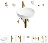 Раковина для ванной Wellsee Chalice Perfection в наборе 9 в 1 201006173
