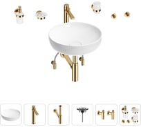 Раковина для ванной Wellsee Chalice Perfection в наборе 9 в 1 201006193