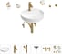 Раковина для ванной Wellsee Chalice Perfection в наборе 9 в 1 201006248 1