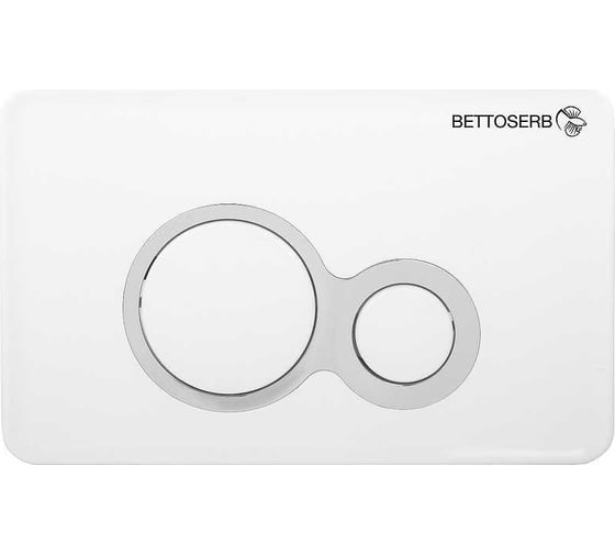 Инсталляция BETTOSERB Sava Fix Slim в комплекте клавиша смыва белый глянец/хром матовый SE SET40006458