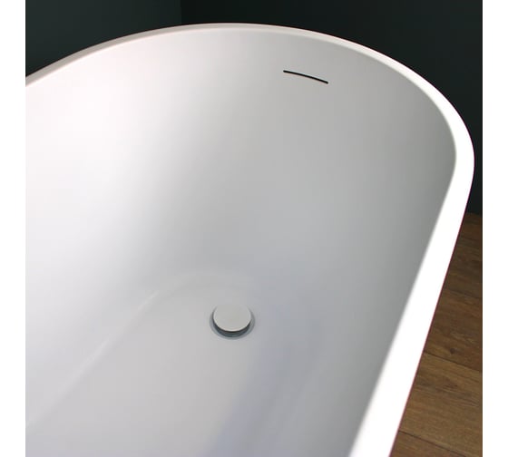 Отдельно стоящая акриловая ванна Teymi Solli 170x74x75, зелёная матовая T130107 ЦБ-00268820