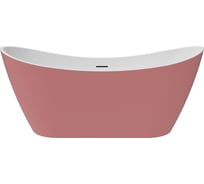 Отдельно стоящая акриловая ванна Teymi Ellie 170x80x73, розовая матовая T130117 ЦБ-00268804