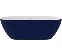 Пристенная акриловая ванна Teymi Aina 170x80x56, синяя матовая T130120 ЦБ-00268825