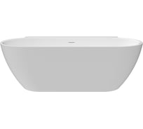 Пристенная акриловая ванна Teymi Aina 170x80x56, белая матовая T130119 ЦБ-00268824