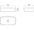 Умывальник Point Веста 62 овальный, белый PN43702WB 4