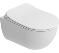 Подвесной безободковый унитаз Kale ZERO 2.0 в комплекте с сиденьем микролифт 00080393