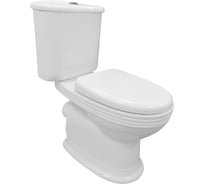 Напольный унитаз Azario BENTY в комплекте с сиденьем дюропласт микролифт, размер 660х400х770 мм 00082163