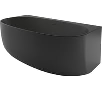 Акриловая ванна Azario CAM17289MB CAMBRIDGE пристенная, в комплекте с сифоном и металлической рамой 1695x880x580 мм 00082566