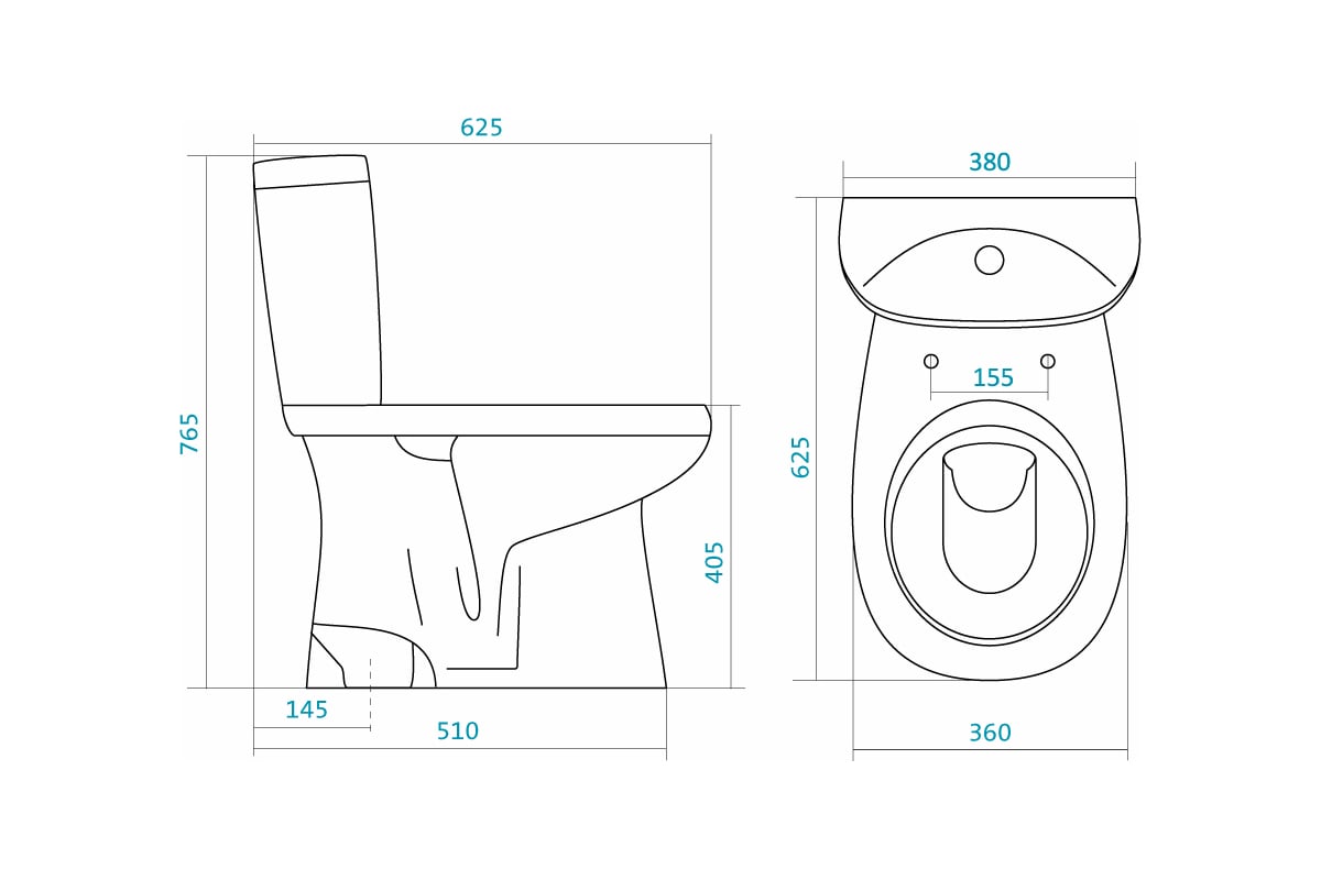Унитаз-компакт Santek АНИМО 1.WH30.2.133, 00000048139 - выгодная цена ...