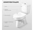 Унитаз-компакт Santek АНИМО 1.WH30.2.133, 00000048139 1WH302133 8