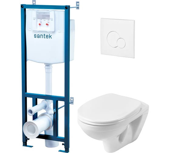 Унитаз Santek БОРЕАЛЬ ПЭК подвесной, с сиденьем soft close 1.WH30.2.464, 00000066529