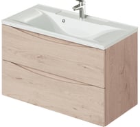 Подвесная тумба с раковиной ИТАНА Мишель 90 897x445x550 лиственница приморская  4657810330788